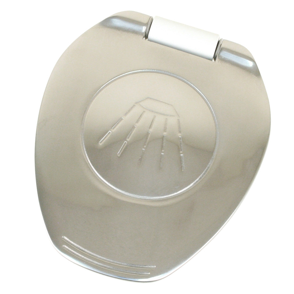 Scandvik White SS Recessed Transom Shower HandleHose VerticalHorizontal Mount 6 Hose 12131