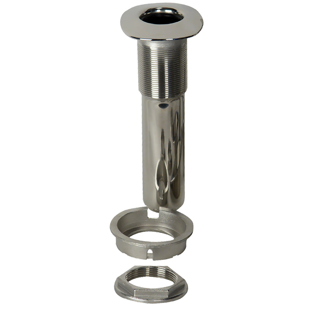 CE Smith 70 Series Screwless Flush Mount Rod Holder 0 Degree Stainless Steel Cast Bottom Black Liner Boxed 53676C