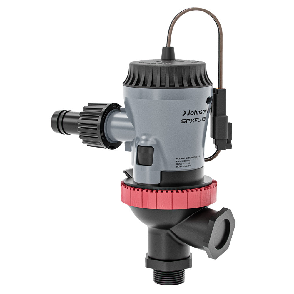 Johnson Pump Aqua O2 Twin Port 500 GPH Aerator Pump Flex Mount 12V 101364901