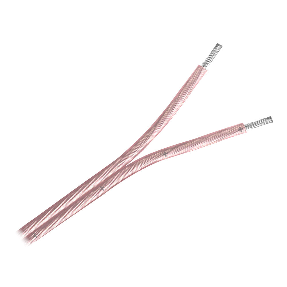 Pacer Clear 182 AWG Two Conductor Speaker Wire 250 W182ACLR250