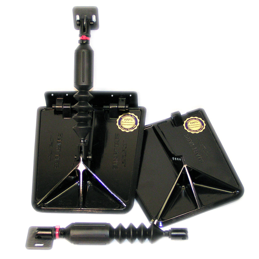 Smart Tab SX Composite Trim Tabs by Lectrotab 95 x 10 f1518 Boat w60 135HP Black SX951060