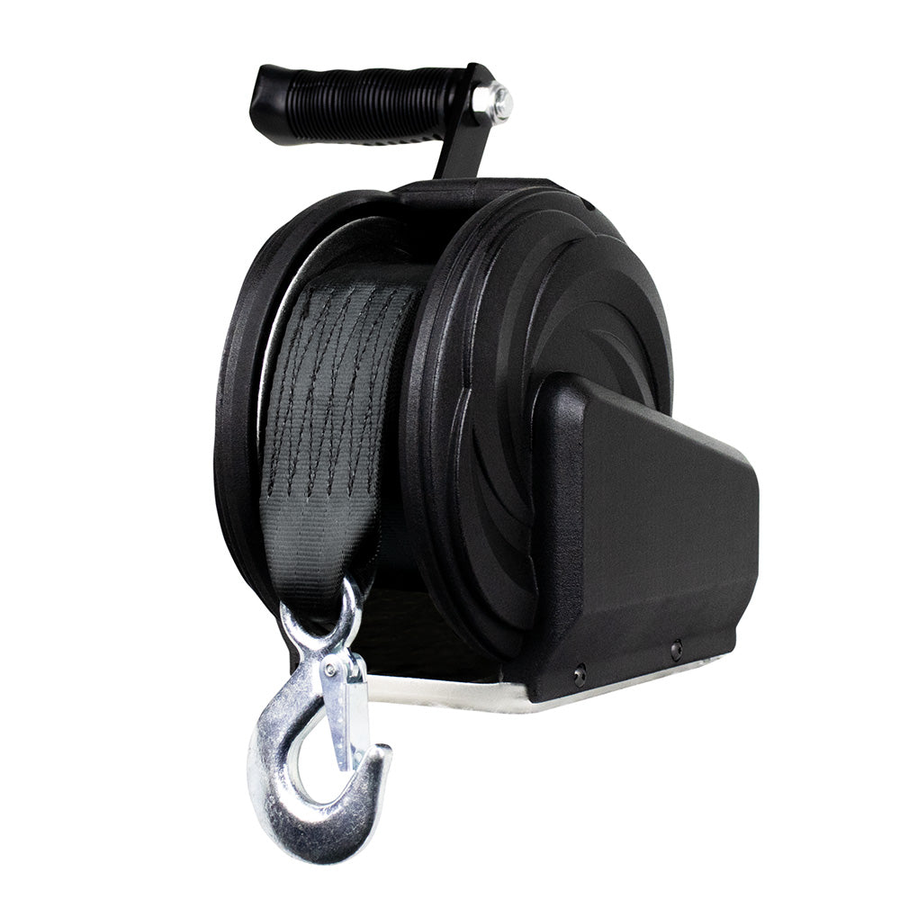 Powerwinch Select Series Winch 1200lb 8 Crank Arm Carbon Black 21400W12008BR
