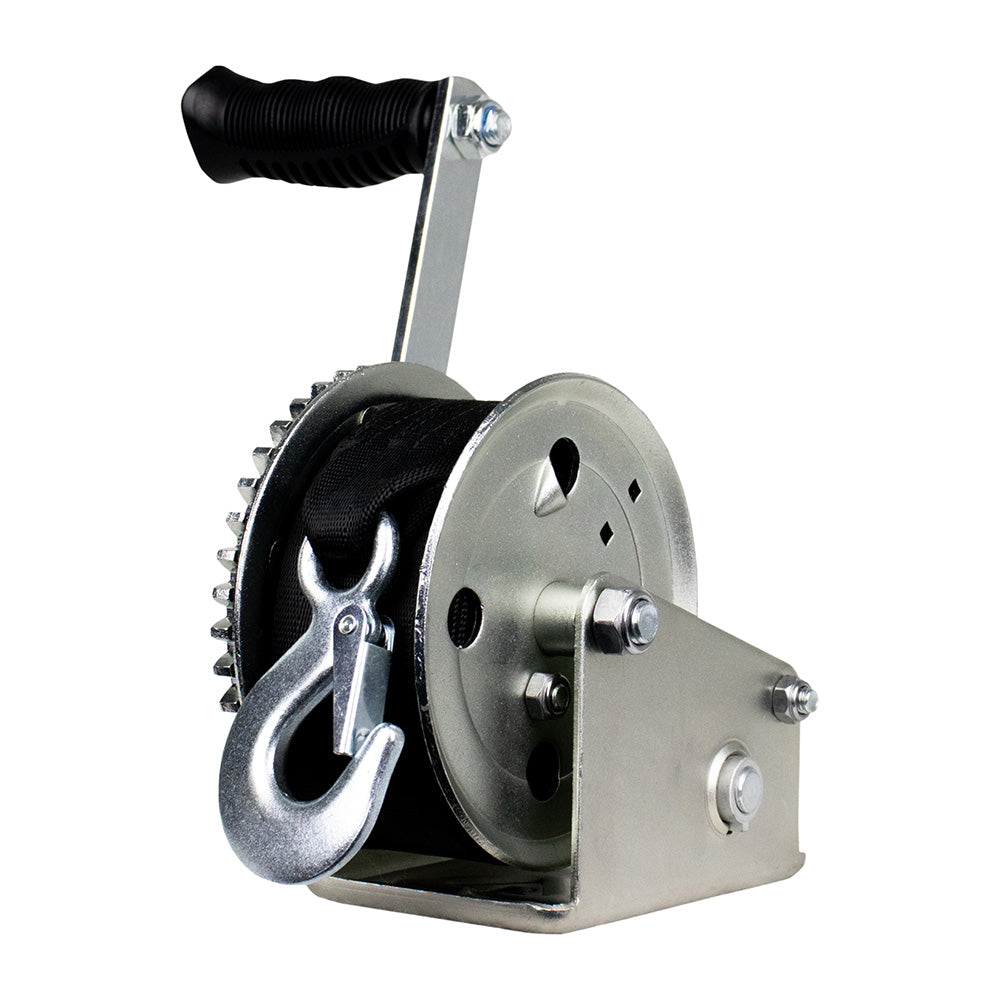 Powerwinch Utility Series Winch 1600lb 6 Crank Arm Zinc 21500W16006ZR