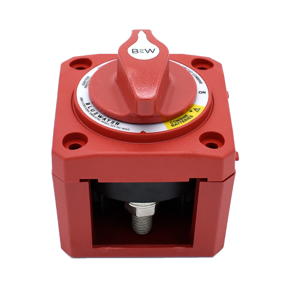 Bluewater OffOn Combine Battery Switch wo Base Surface Mount Red 980001111