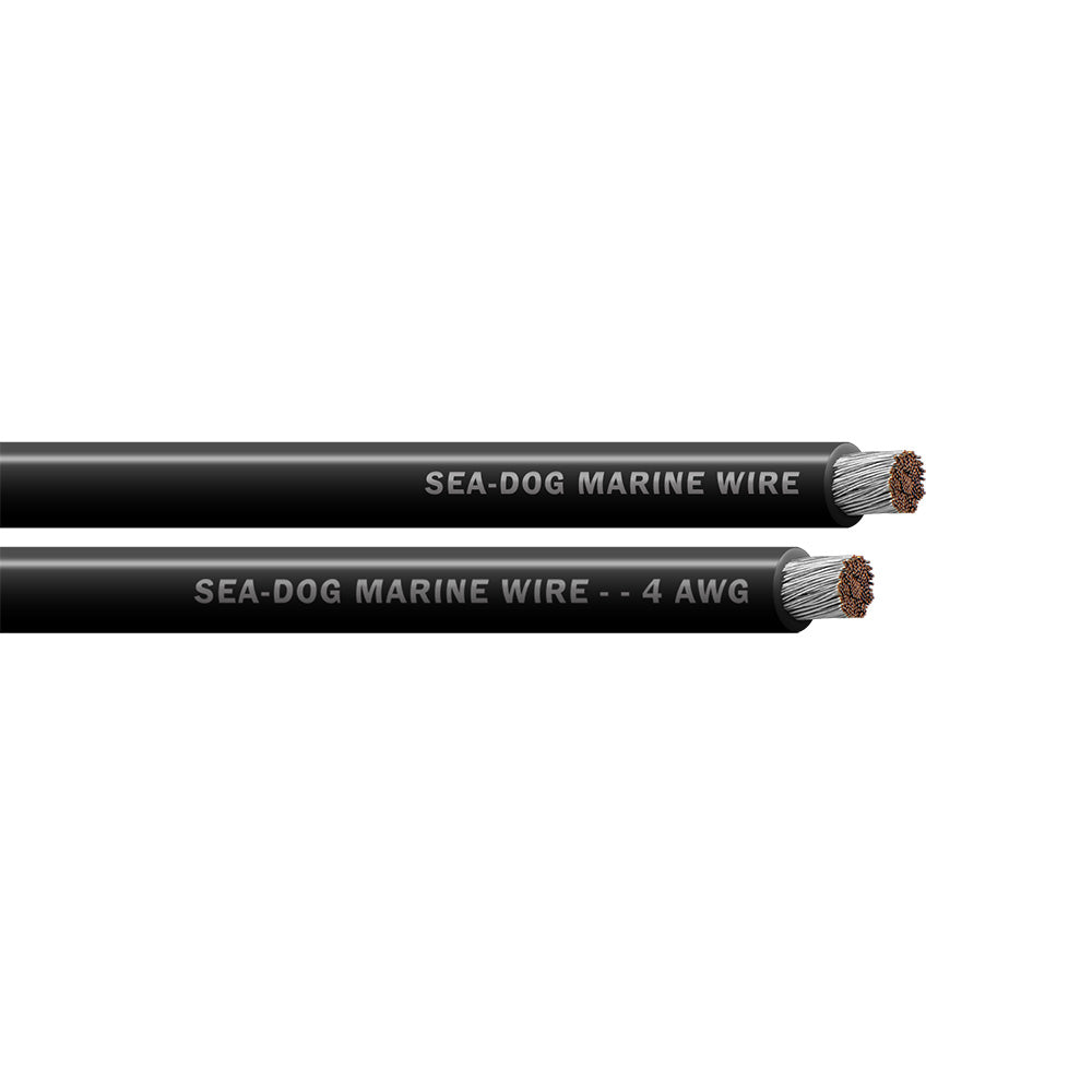 SeaDog 4 AWG Black Battery Cable 50 8004011