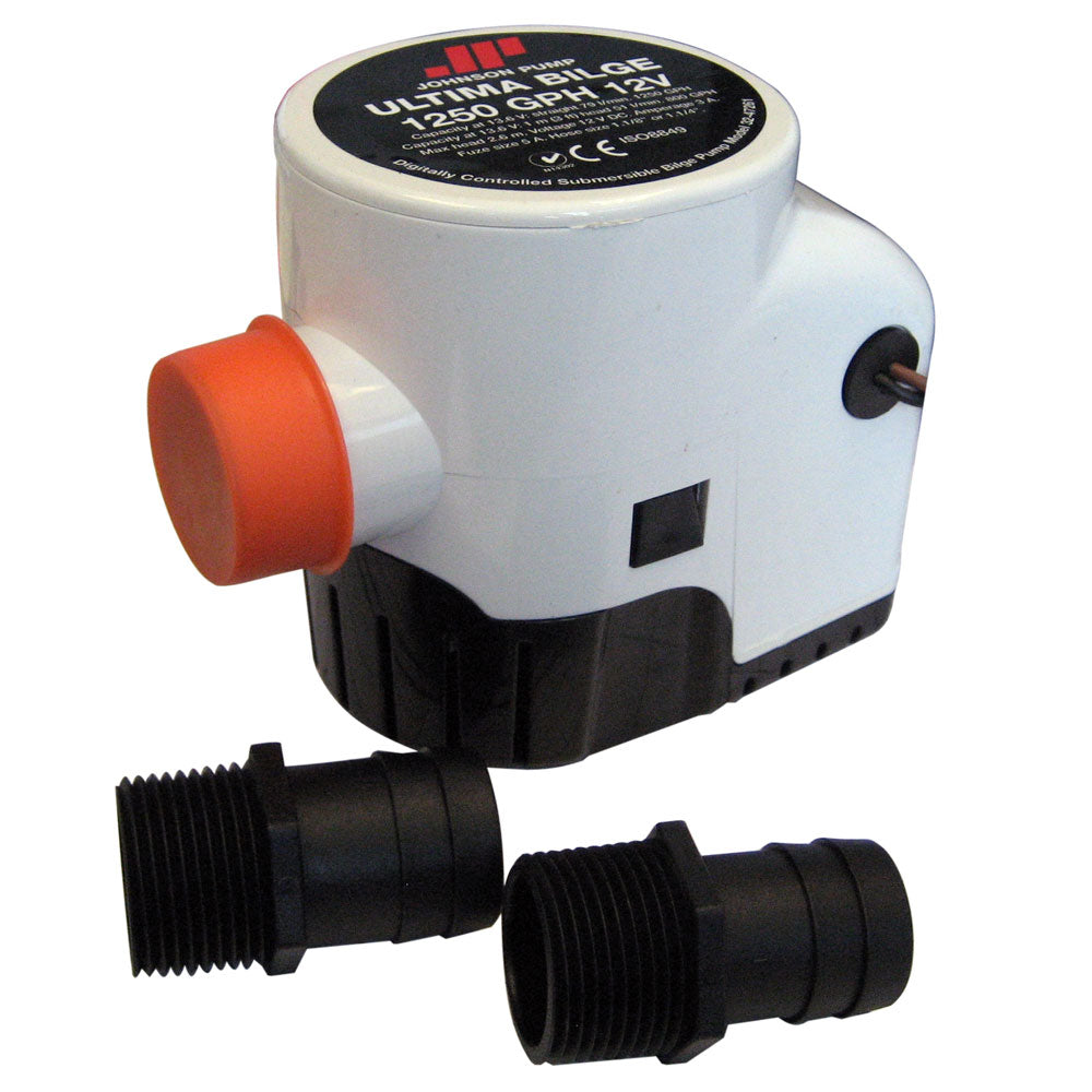 Johnson Pump Ultima Bilge 1250 GPH 118 114 Hose 3247261002