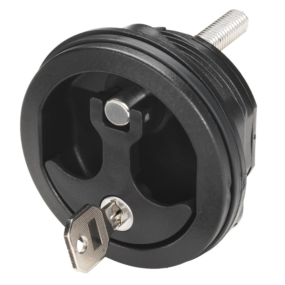 Whitecap Compression Handle Nylon BlackBlack Locking 3726BC