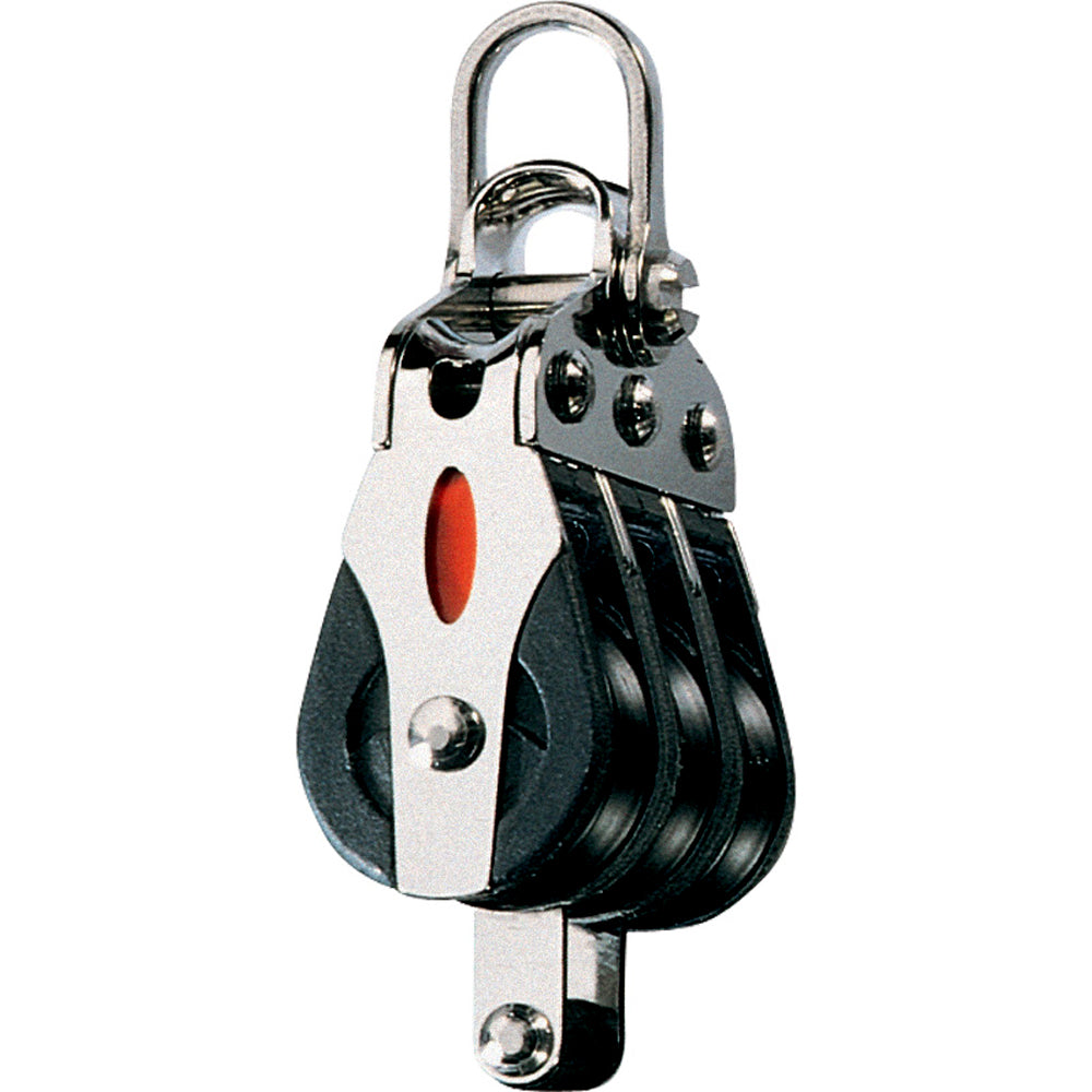 Ronstan Series 20 Ball Bearing Block Triple Becket 2Axis Shackle Head RF20312