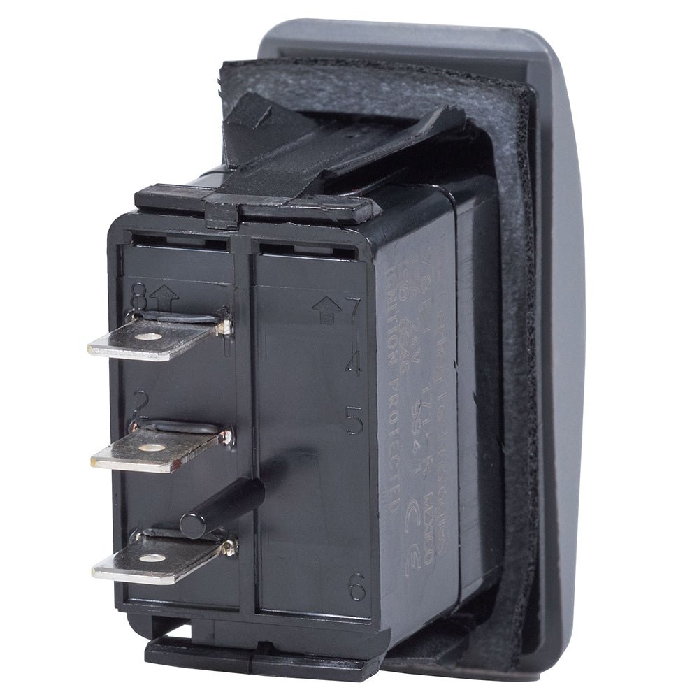 Blue Sea 7933 Contura II Switch SPDT Black ONOFFON 7933