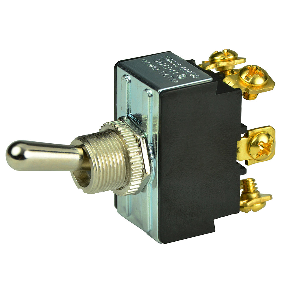 BEP DPDT Chrome Plated Toggle Switch ONOFFON 1002018