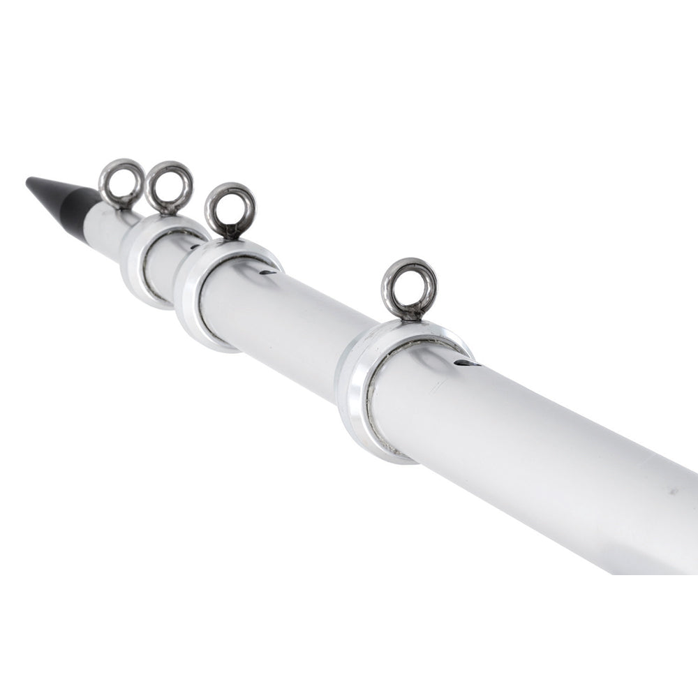 Tigress XD Telescoping Aluminum Outrigger Poles 15 118 OD Silver 88923