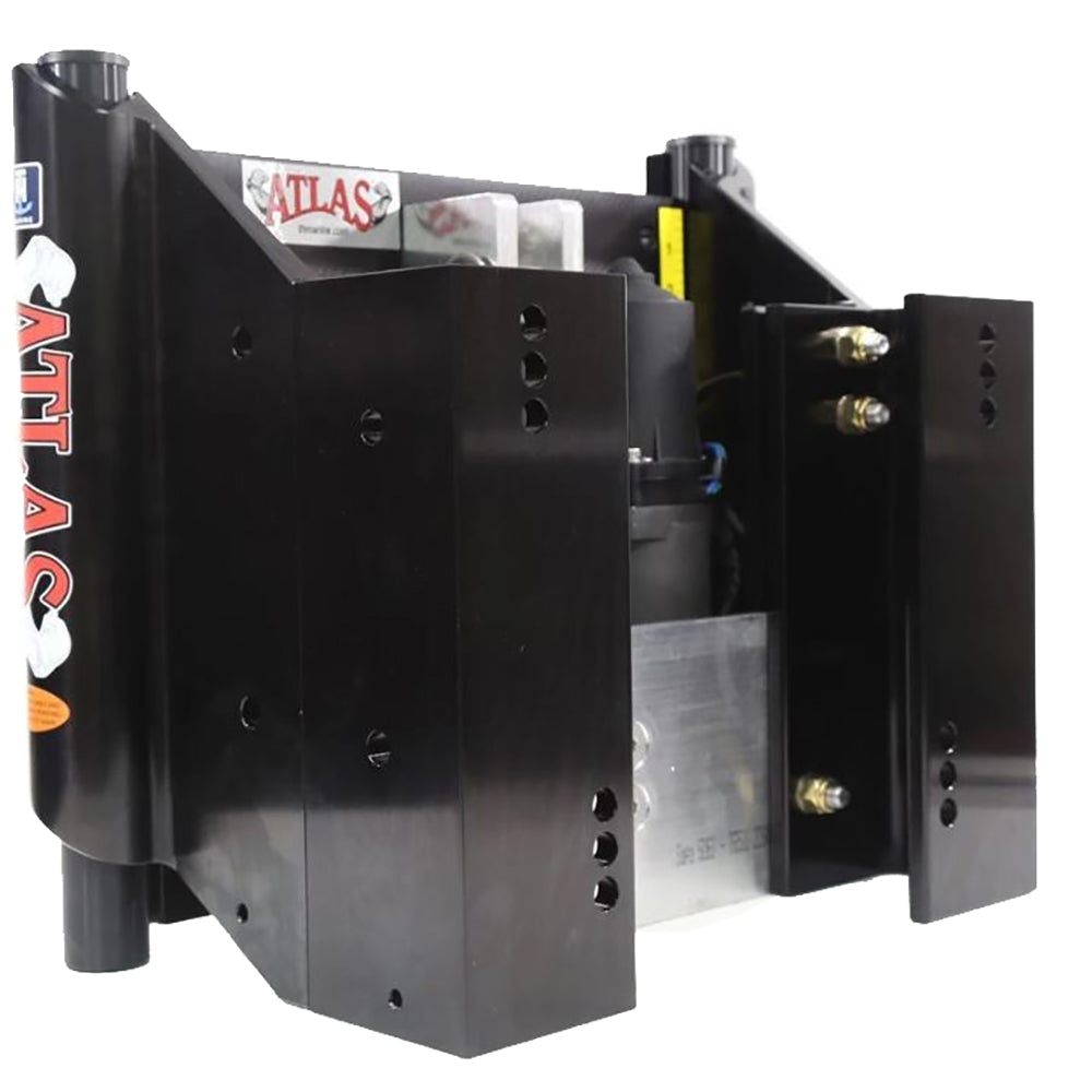 TH Marine ATLAS 4 Set Back Hydraulic Jack Plate Heavy Duty Black AHJ4VHDBDP