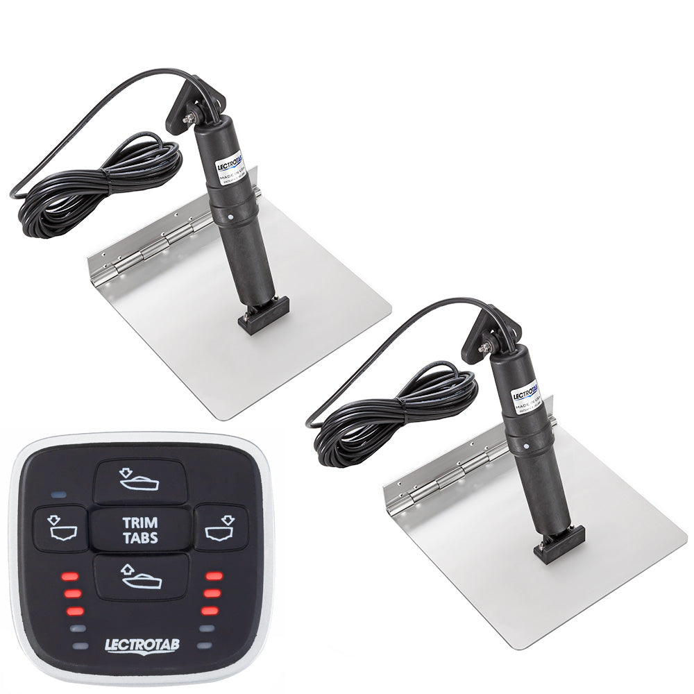 Lectrotab XKA Stainless Steel Trim Tab Kit wMLC1 Control 12 x 24 XKASML12X24