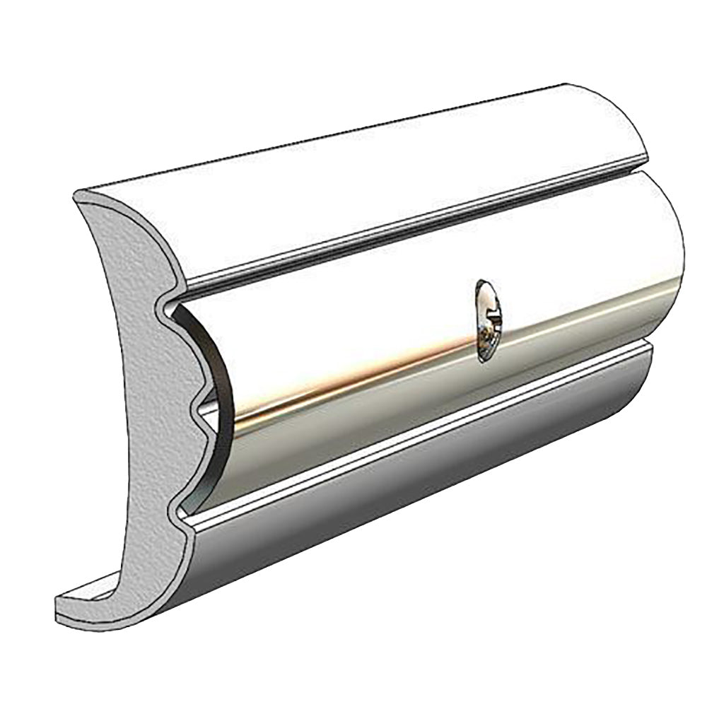 TACO Rigid Vinyl FlexCore Rub Rail 158 x 635 Frosty White 60 V219959WHC60D1
