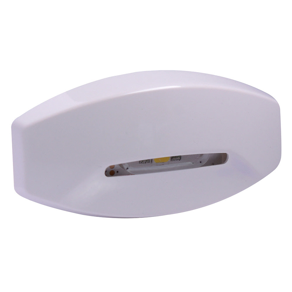 Lumitec Fiji Courtesy Light White Housing Indirect RGBW Lights 4Pack 101754