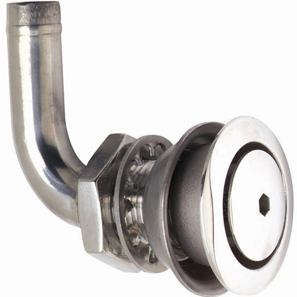 Attwood 316 Stainless Steel Alloy Flush Mount Fuel Vent 90 Vent 660323