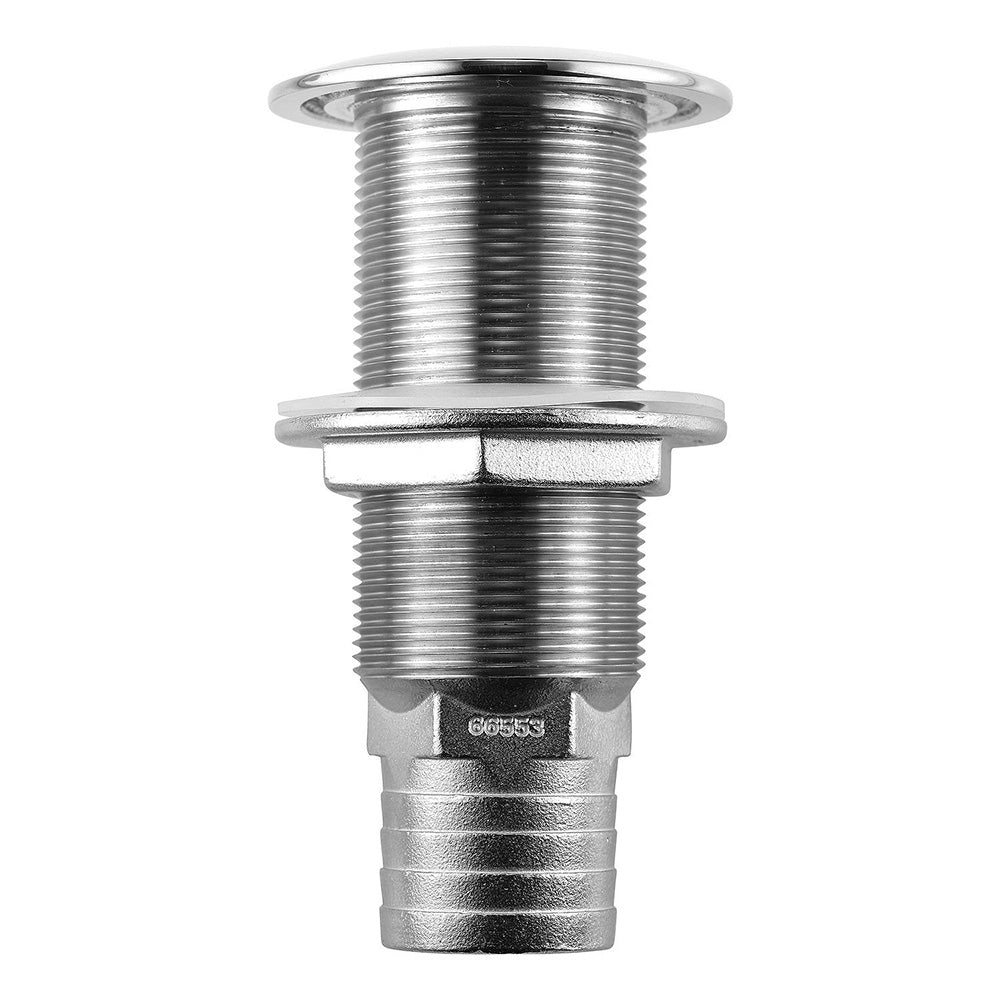 Attwood Stainless Steel Scupper Valve Barbed 112 Hose Size 665533