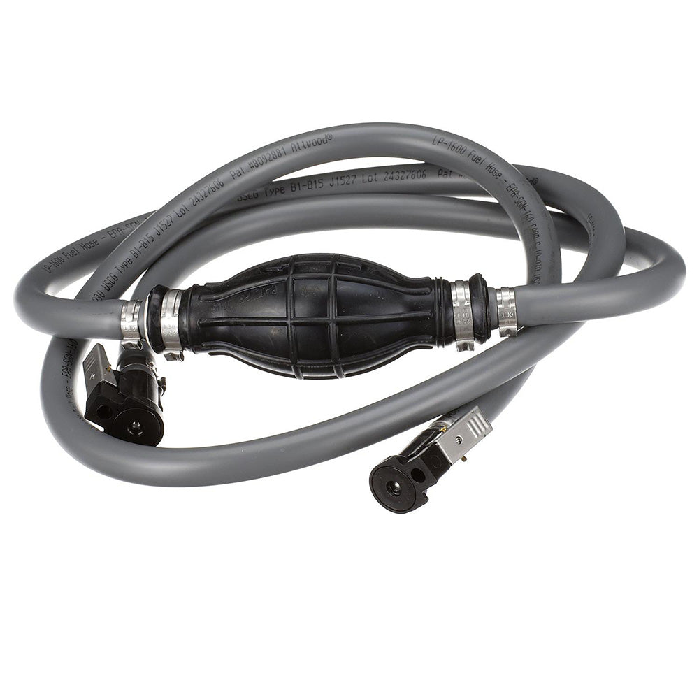Attwood JohnsonEvinrude Fuel Line Kit 38 Diameter x 6 Length No Tank Fitting 93806ELP7
