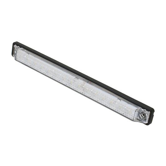 Scandvik 8 LED Light Strip  White wGasket  12V 41644P