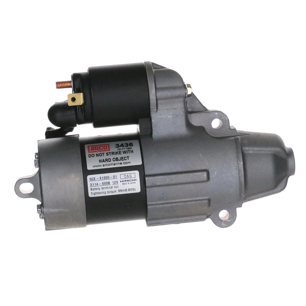 ARCO Marine Premium Replacement Outboard Starter fYamaha 200300HP  9 Tooth 3436
