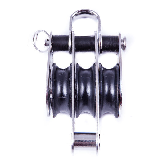 SeaSure 25mm Treble Block wCenter Becket 0032CRD