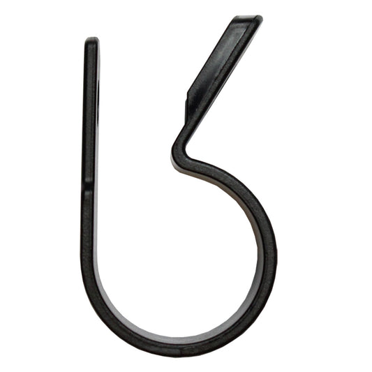 Pacer UV Resistant Nylon CClamps  14  Black  25 Pack BCCH0425BK