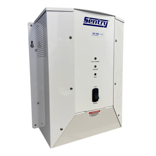 Sentry Marine Battery Charger 115230V Input 24VDC  40A  3Bank SFR24403X