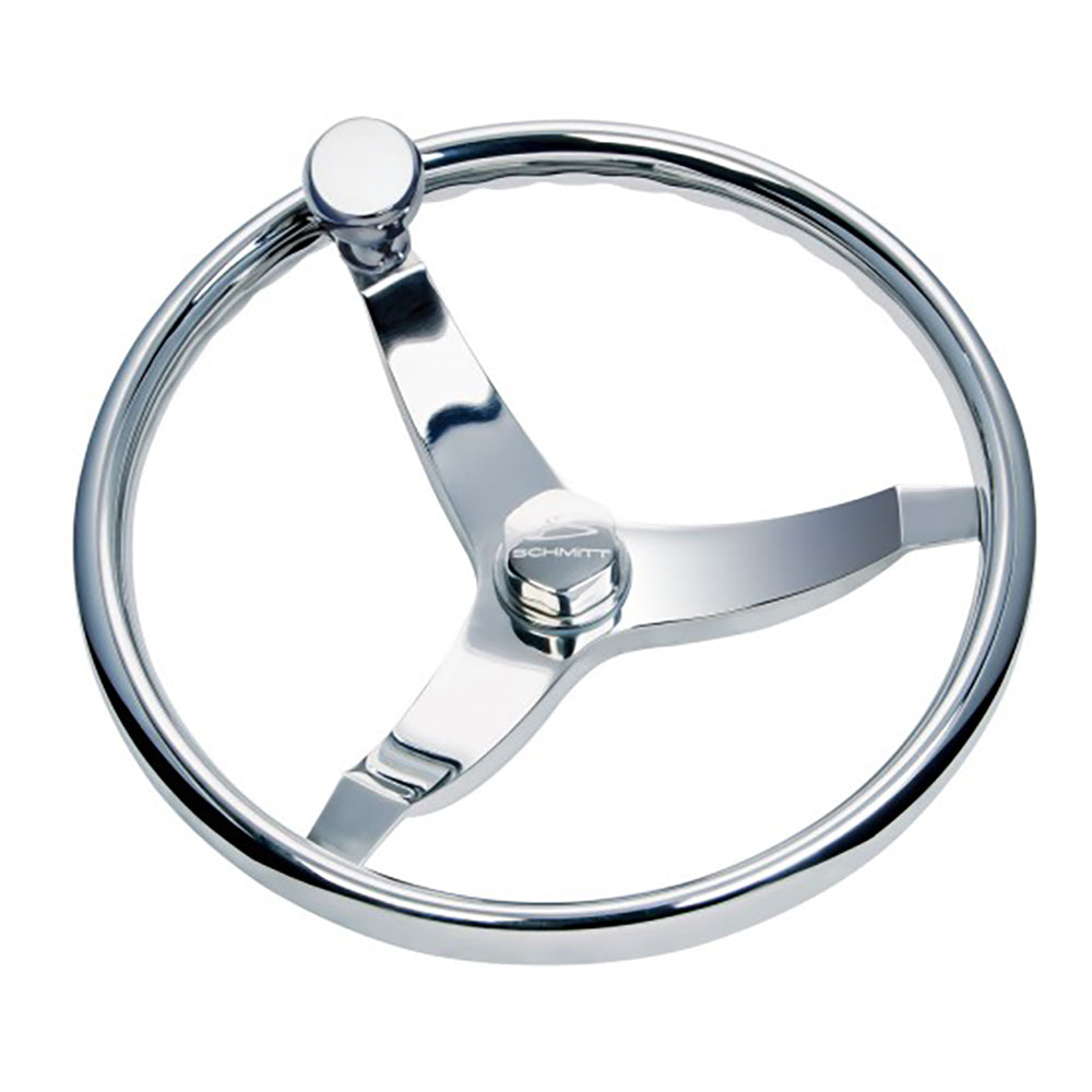 Schmitt Marine Vision Elite Stainless Steel 155 Steering Wheel 7161521FGKR