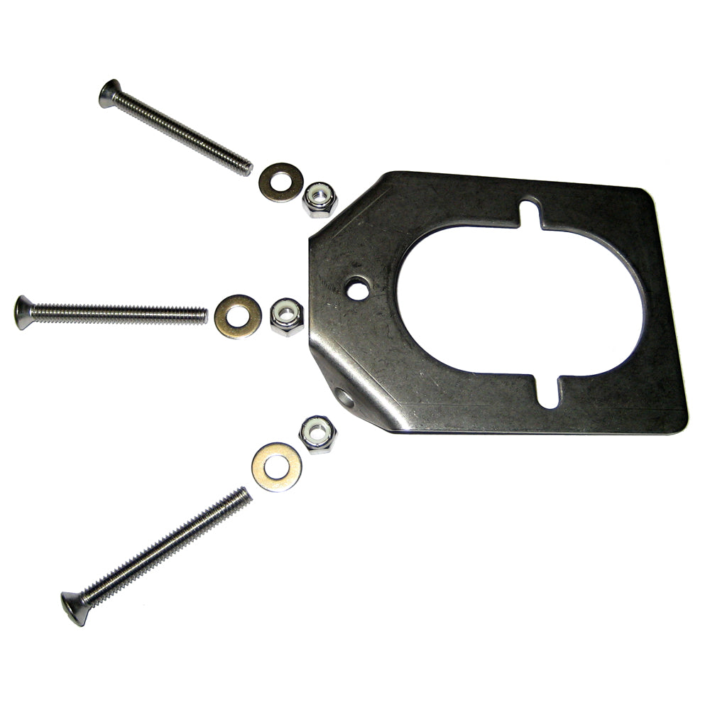 Lees Stainless Steel Backing Plate fMedium Rod Holders RH5931