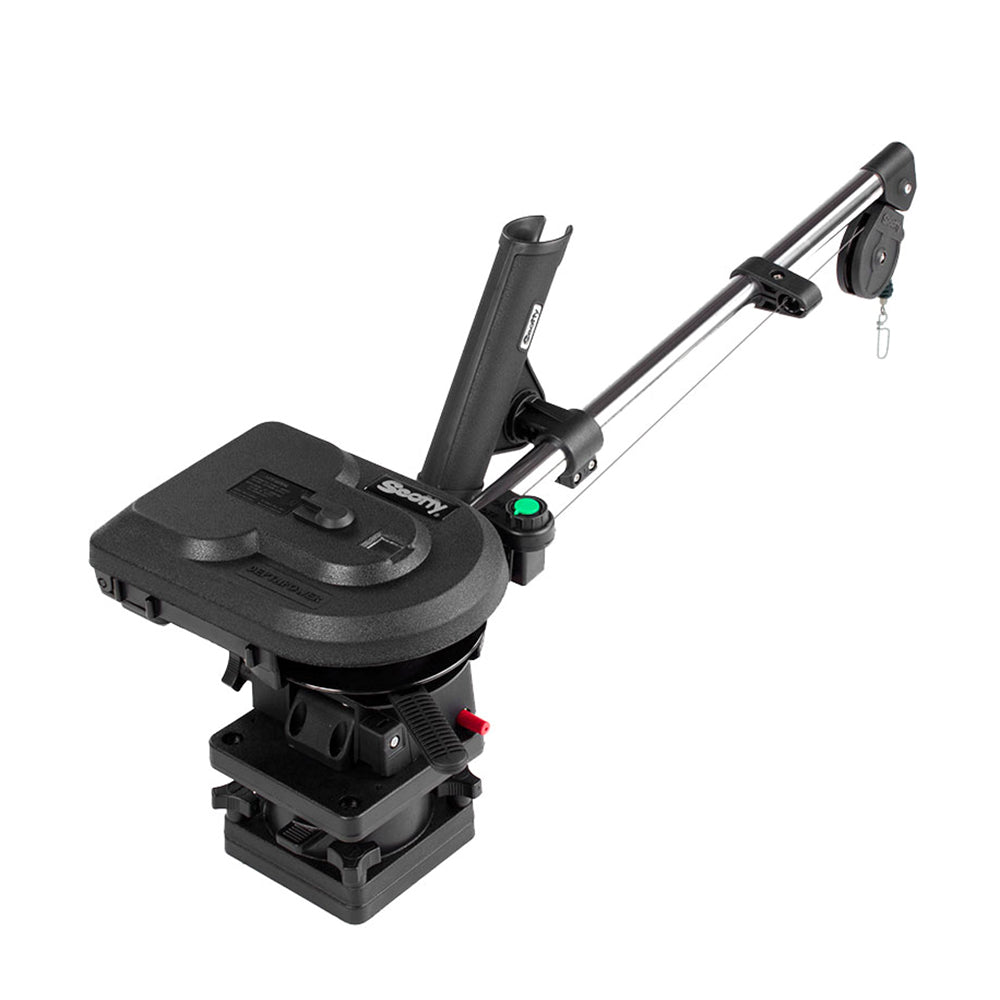 Scotty 1101 Depthpower 30 Electric Downrigger wRod Holder  Swivel Base 1101