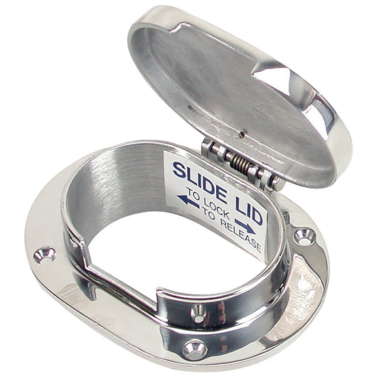 Whitecap Chain  Rope Deck Pipe 378 x 212 Opening 6008HC