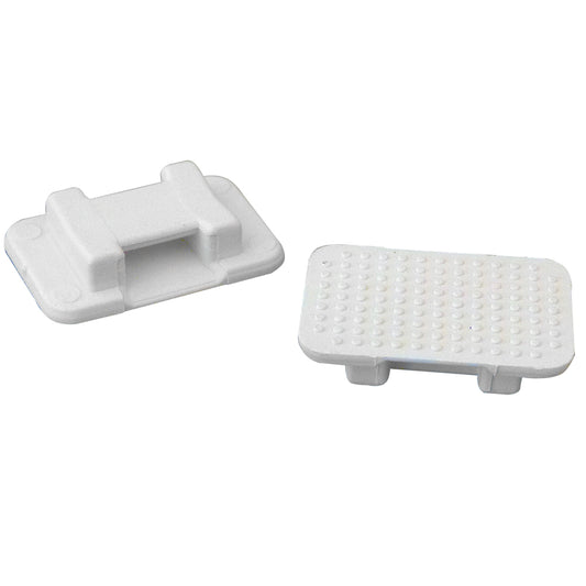 Weld Mount AT5 Large White Nylon Wire Tie Mount  Qty 100 805900