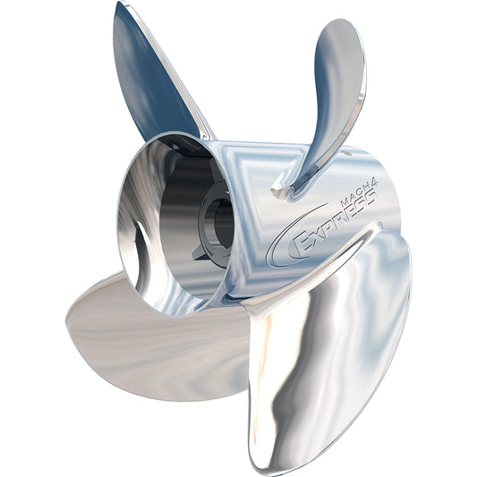 Turning Point Express Mach4  Left Hand  Stainless Steel Propeller  EX14214L  4Blade  14 x 21 Pitch 31502141