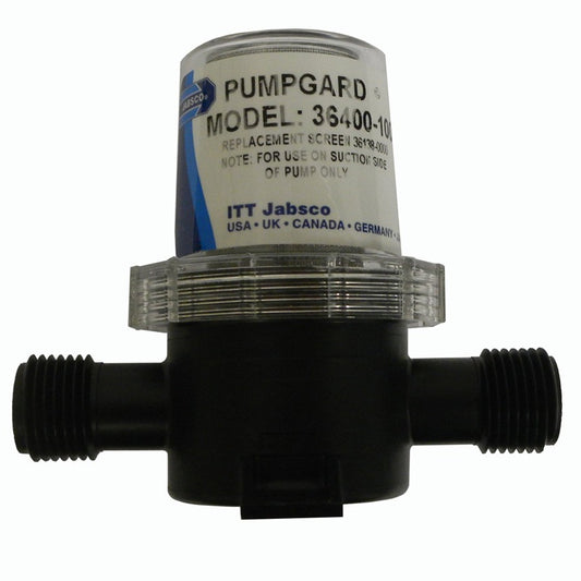 Jabsco Pumpguard InLine Strainer  12 NPT Port 364001000