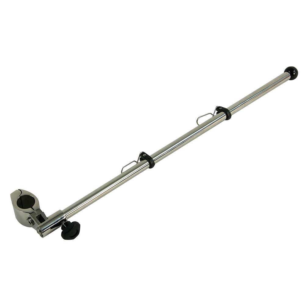 Whitecap ClampOn Flag Pole  12 Diameter Stainless Steel Clamp  Pole S5011