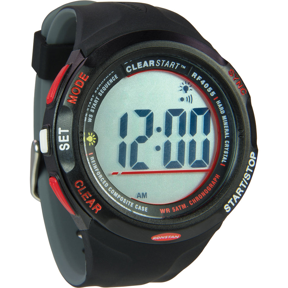 Ronstan RF4055 ClearStart 50mm Sailing Watch  BlackGrey RF4055A
