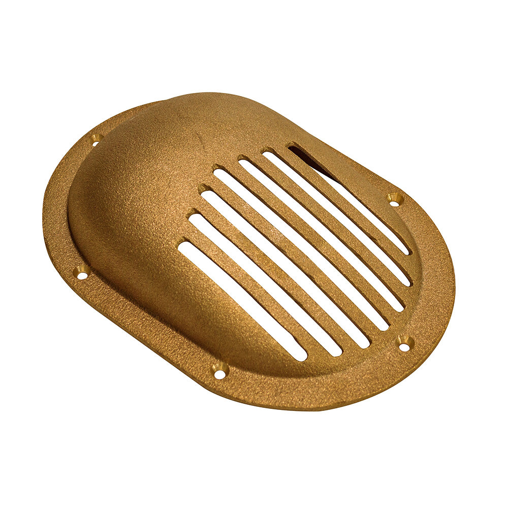 GROCO Bronze Clam Shell Style Hull Strainer wMount Ring fUp To 212 Thru Hull SC2500
