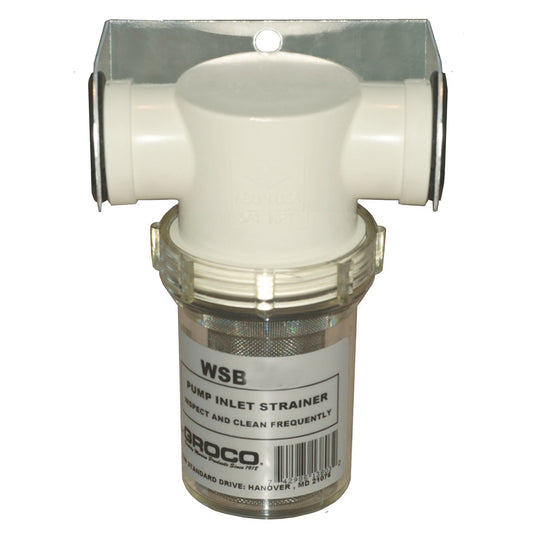 GROCO 12 Fresh Water Strainer wPlastic Basket WSB500P