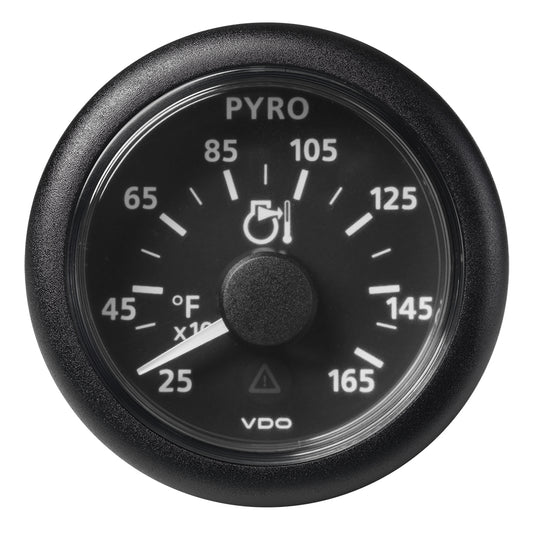 Veratron 52 MM 2116 ViewLine Pyrometer  250 to 1650F  Black Dial  Bezel A2C59512334