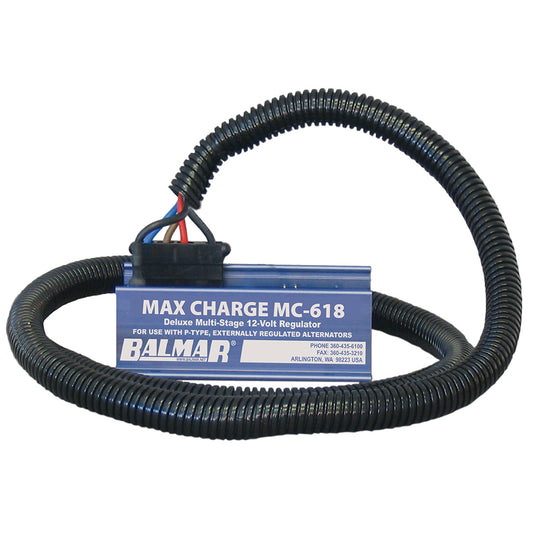 Balmar Max Charge MC618 MultiStage Regulator w 54 Harness  12V MC618H