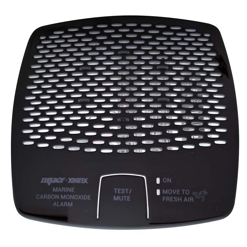 FireboyXintex CO Alarm Internal Battery wInterconnect  Black CMD6MBRBR