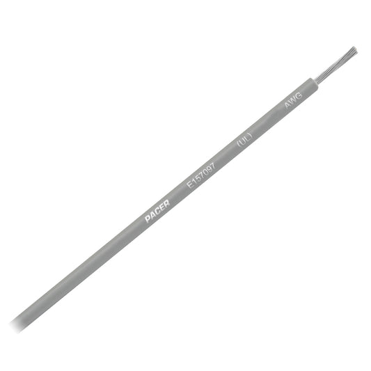 Pacer Grey 12 AWG Primary Wire  25 WUL12GY25