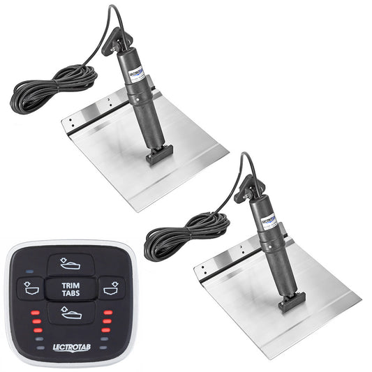 Lectrotab XKA Aluminum Alloy Trim Tab Kit wMLC1 Control  9 x 18 XKASML9X18A
