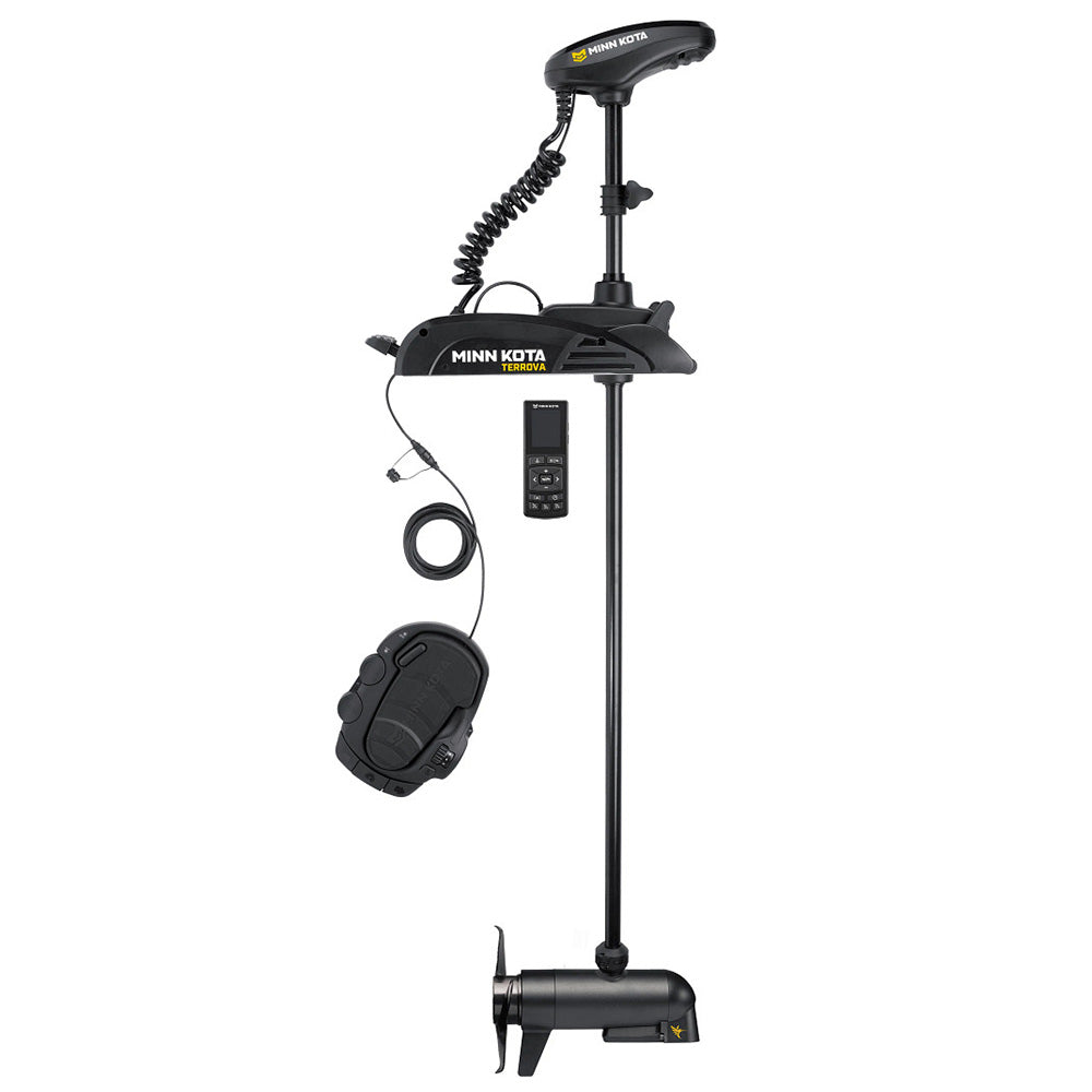 Minn Kota Terrova 112 Trolling Motor wWireless Remote  MEGA Down Imaging  36V  112LB  72 1358316